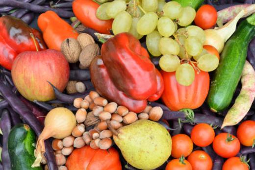 Photo de fruits et légumes d'automne