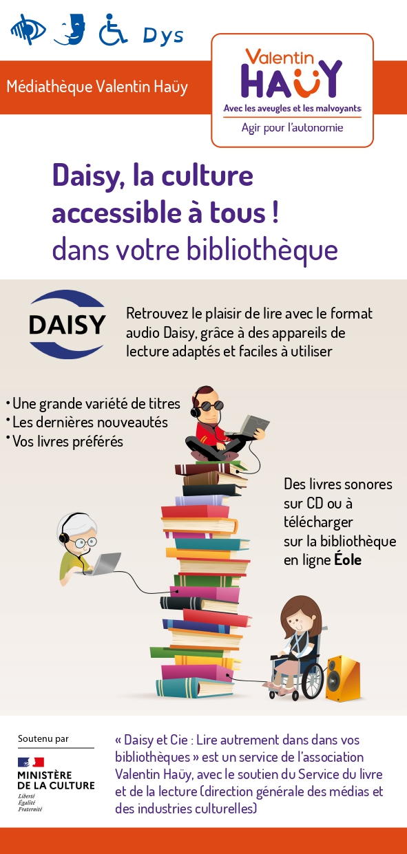 Bibliothèque Eole adaptée aux personnes en situation de handicap