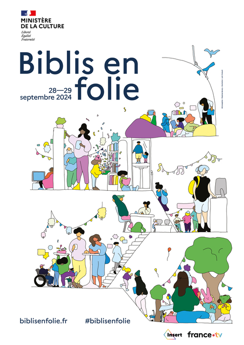 affiche de la manifestation biblis en folies